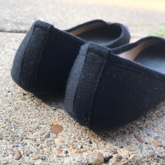 RUE 21 ETC! “👁 CAN’T” Embroidered Round Toe Flats - Picture 4 of 5